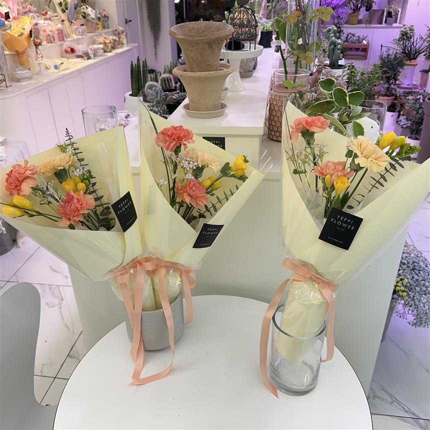 다발/한송이/쇼핑백